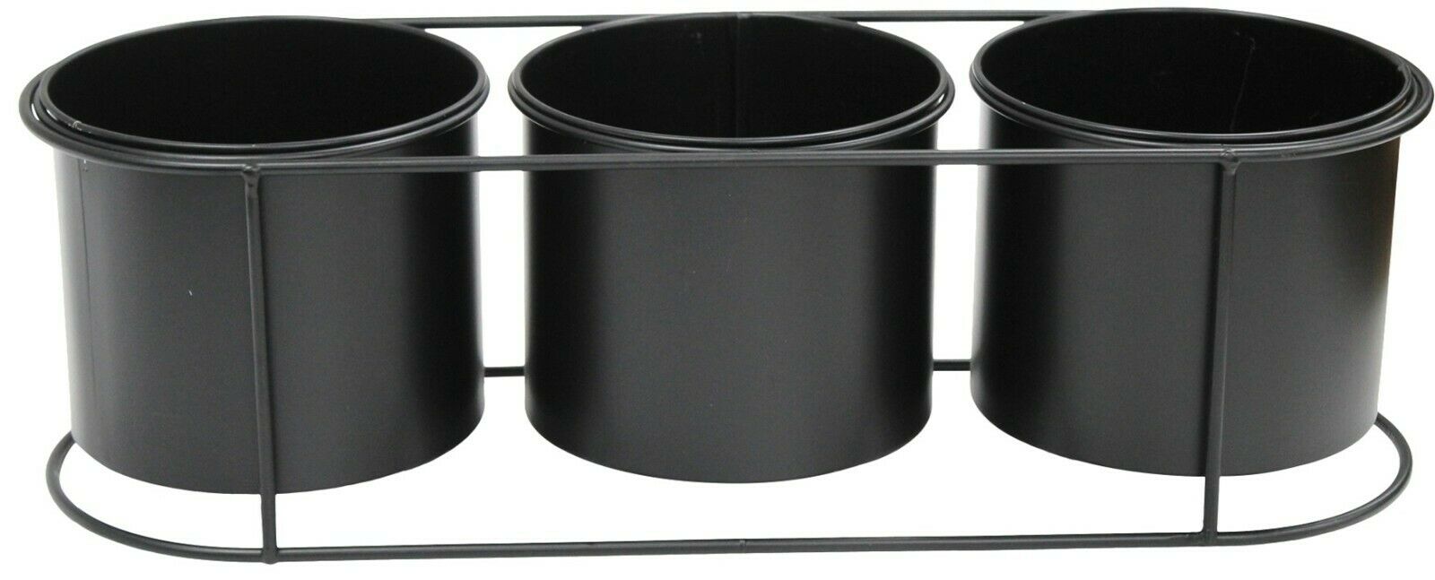 Set Of 3 Indoor Planters Stand Black Plant Pots Set Of 3 Black Stand Home Plants