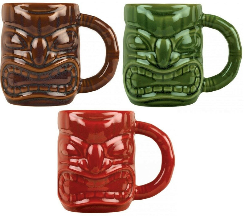 Large Colourful Tiki Cups. Lovely Tiki Cocktail Mugs Tiki Mug