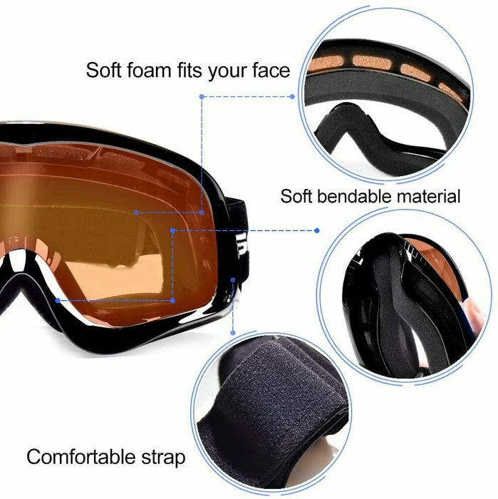 ATV Motocross Goggles Adults Men Women Off Road MX Racing Goggle Tinted Lens