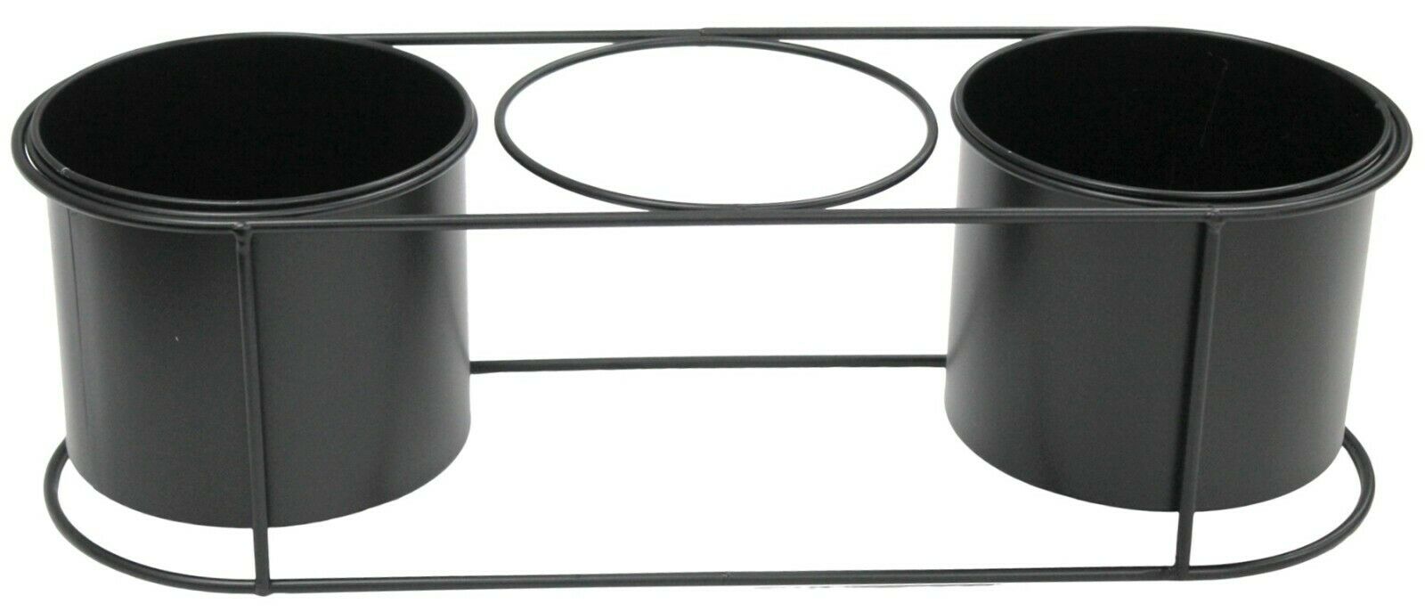 Set Of 3 Indoor Planters Stand Black Plant Pots Set Of 3 Black Stand Home Plants