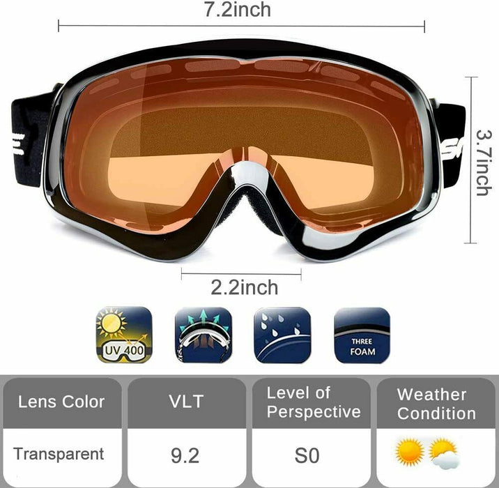 ATV Motocross Goggles Adults Men Women Off Road MX Racing Goggle Tinted Lens